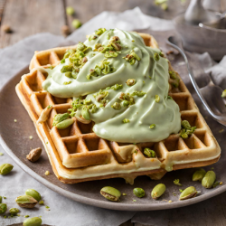 Aroma Waffle con Crema di Pistacchio