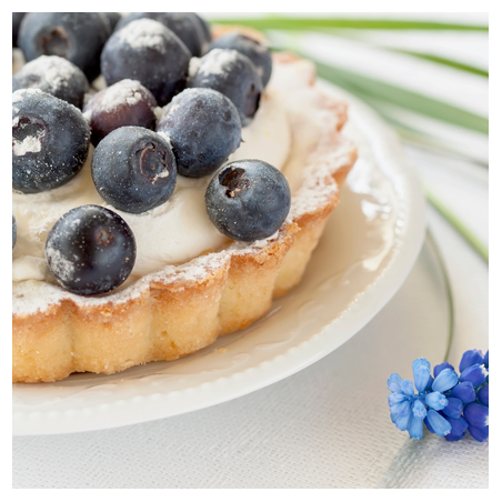Blueberry Custard