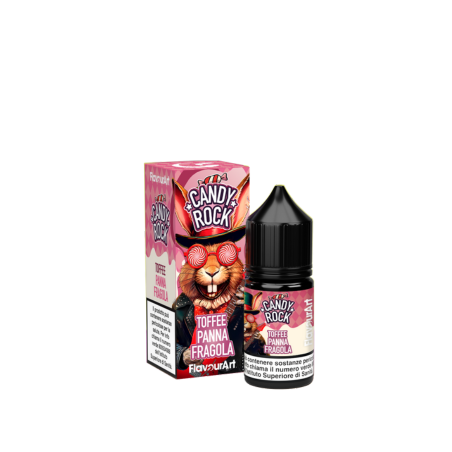 Candy Rock flavor - Toffee Cream Strawberry MiniShot