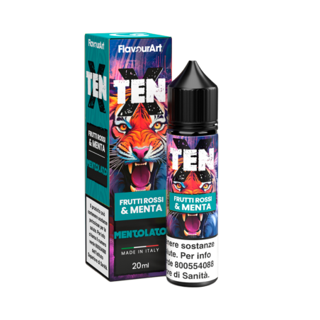 Ten X flavour - Red Berries & Mint Shot