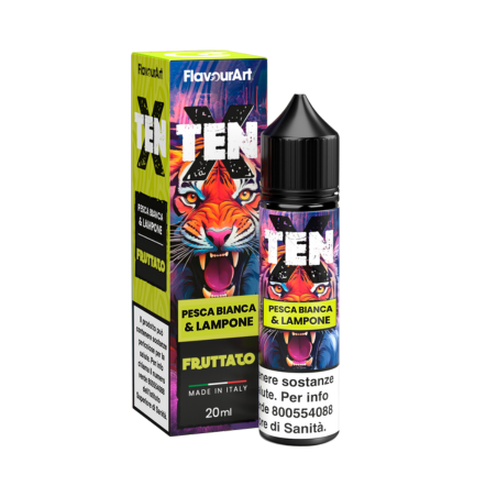 Aroma Ten X - Pesca Bianca & Lampone Shot